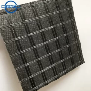 Géogrille en fibre de verre cousue avec du tissu Géocomposite en fibre de verre à haute résistance
