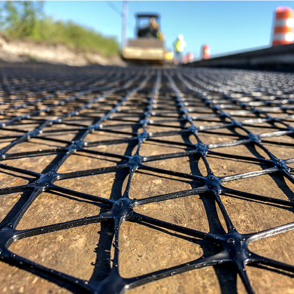 Geomalla triaxial